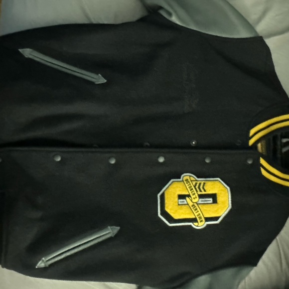 October very own leather varsity jacket xxl - Picture 2 of 7